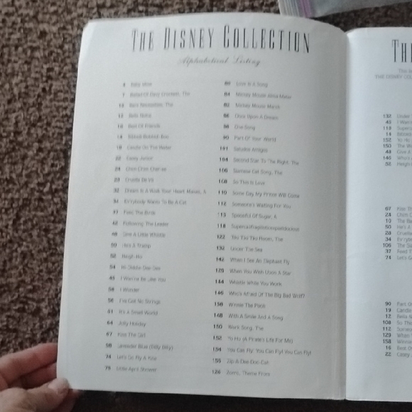 (Gifted) Disney Collection Songbook with Black Text - Picture 4 of 6